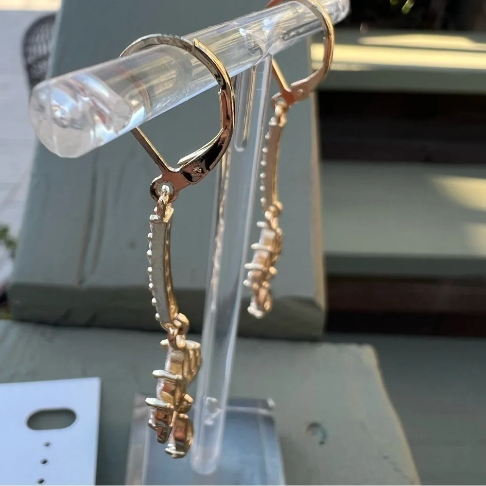 Chandelier Gold Plated Fashion Jewelry Earrings